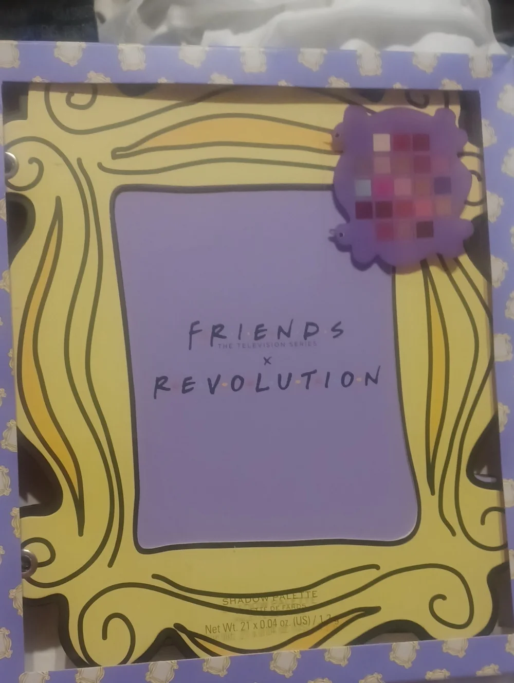 Revolution Friends Purple and Yellow Decorative Shadow Palette